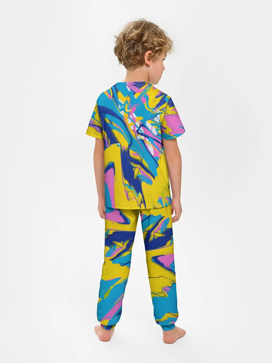 Детская пижама с брюками / Клякса