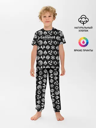 Детская пижама с брюками / Genshin Impact