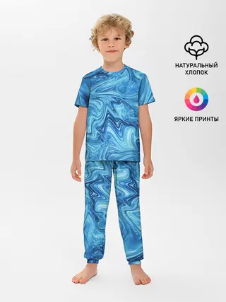 Детская пижама с брюками / Водоворот