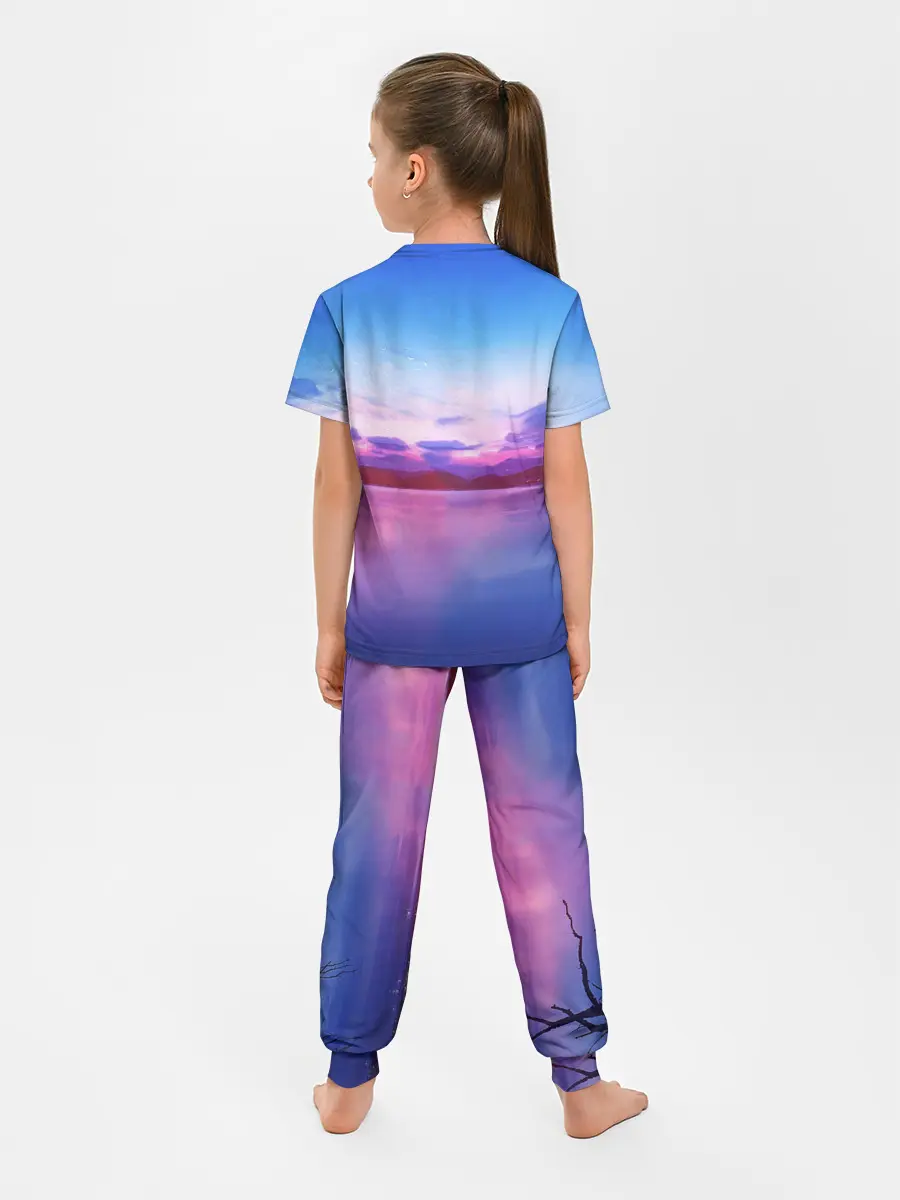Детская пижама с брюками / Anime Sunset