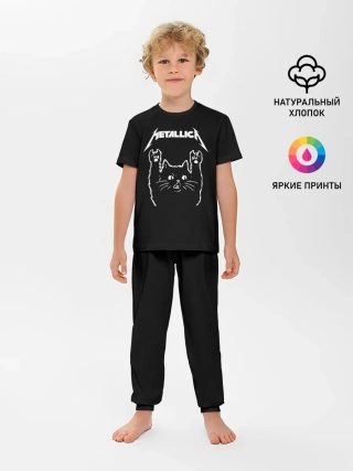 Детская пижама с брюками / Meowtallica.