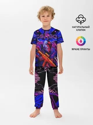 Детская пижама с брюками / CS GO hyper beast IMBAskin