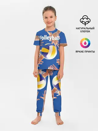 Детская пижама с брюками / Волейбол 24
