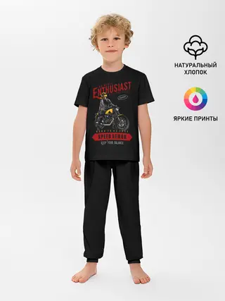 Детская пижама с брюками / Демон скорости