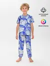 Детская пижама с брюками / Синий Киви