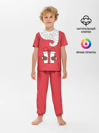 Детская пижама с брюками / Дед мороз