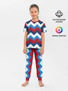 Детская пижама с брюками / Зигзаг