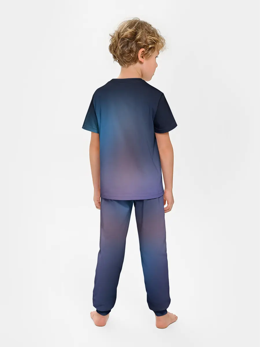 Детская пижама с брюками / Goku on a planet