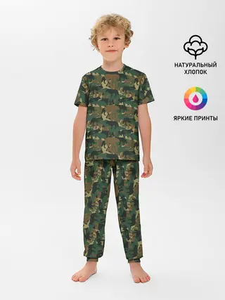 Детская пижама с брюками / Звери