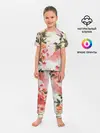 Детская пижама с брюками / Нежный букет