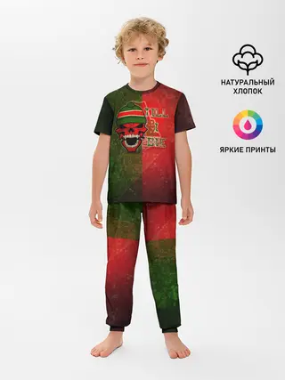 Детская пижама с брюками / Локомотив