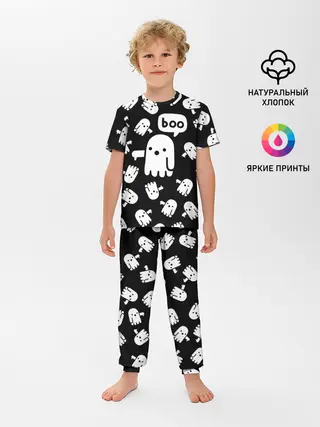 Детская пижама с брюками / BOO! ПРИВЕДЕНИЕ ХЕЛЛОУИН