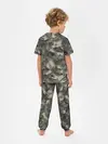 Детская пижама с брюками / Камуфляж с толстыми котами