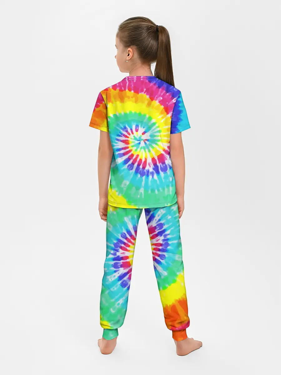 Детская пижама с брюками / TIE-DYE СТЕНА