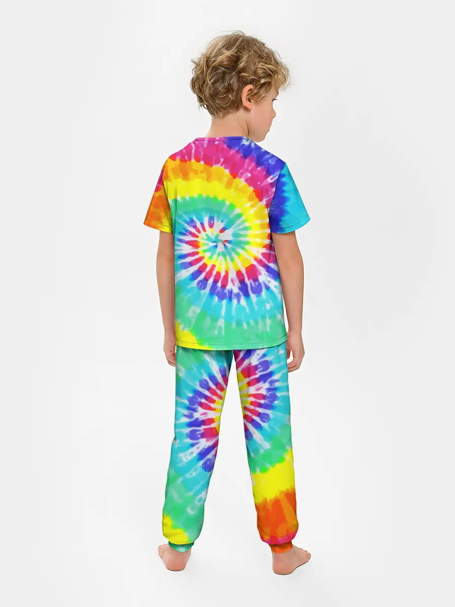 Детская пижама с брюками / TIE-DYE СТЕНА