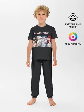 Детская пижама с брюками / Hide eyes | Blackpink