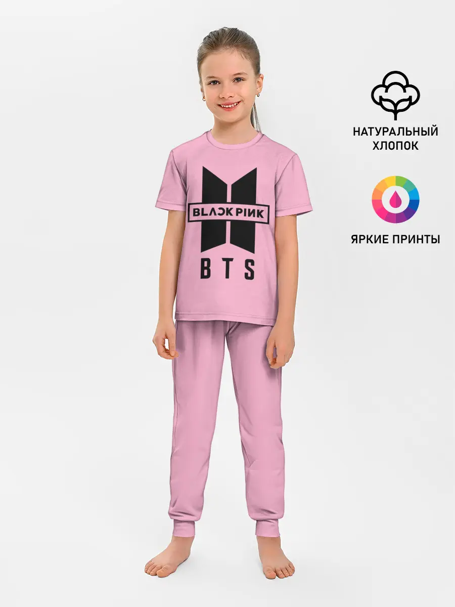 Детская пижама с брюками / BTS and BLACKPINK