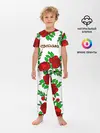 Детская пижама с брюками / Светлана в розах