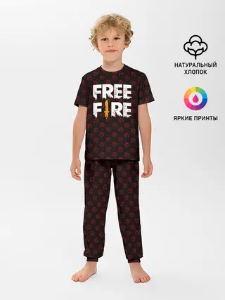 Детская пижама с брюками / FREEFIRE | PATTERN GARENA