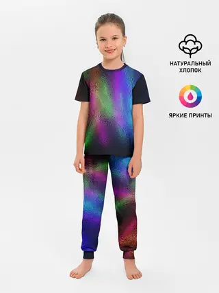 Детская пижама с брюками / Neon Lights
