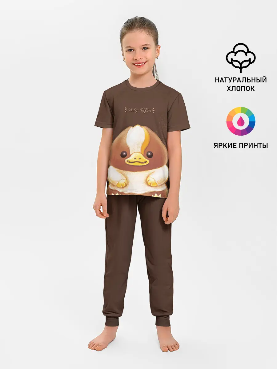 Детская пижама с брюками / Baby Chocolate Niffler