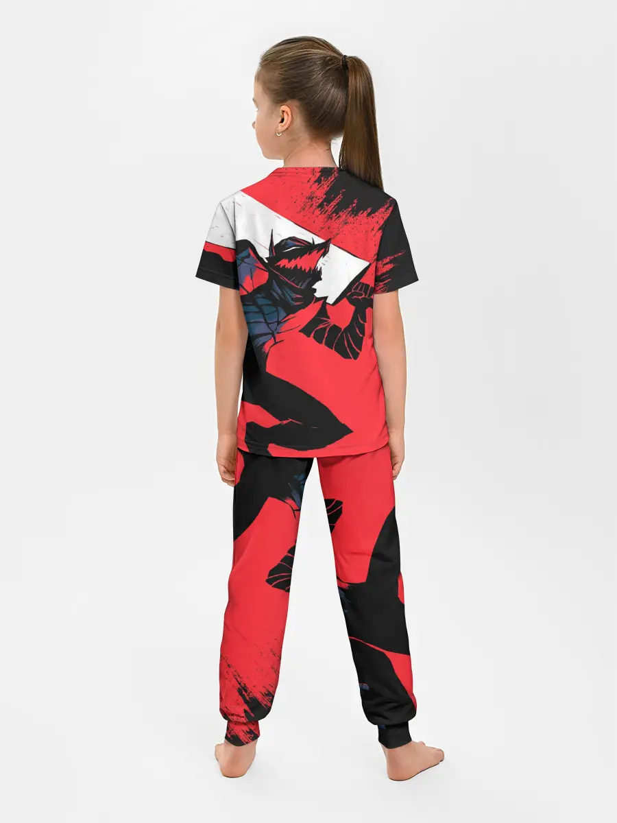 Детская пижама с брюками / БЕРСЕРК red
