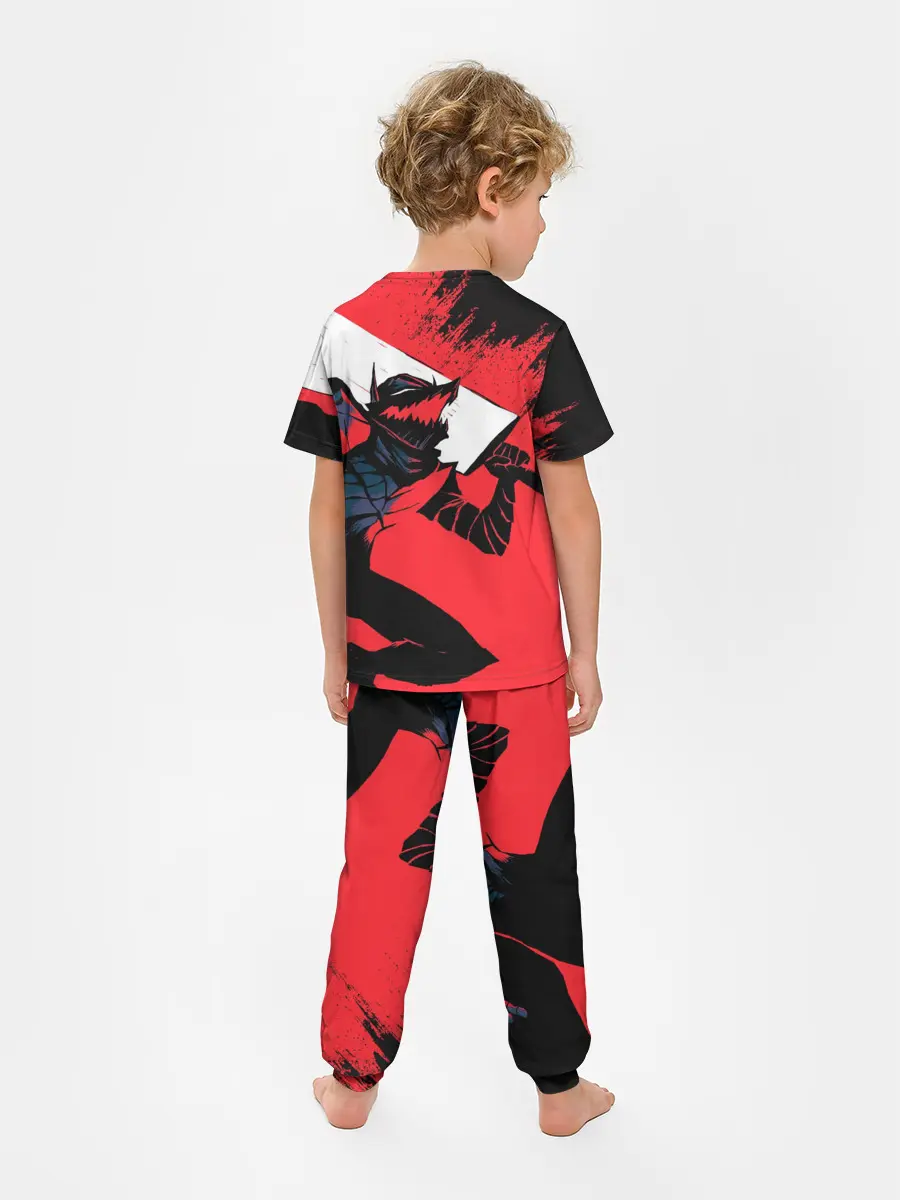 Детская пижама с брюками / БЕРСЕРК red