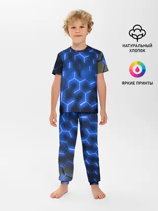 Детская пижама с брюками / НЕОНОВАЯ БРОНЯ