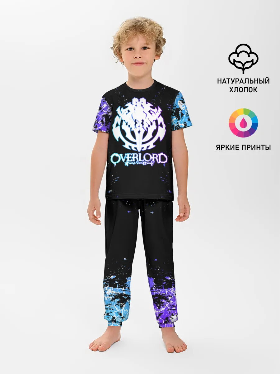 Детская пижама с брюками / OVERLORD | оверлорд neon | НЕОН