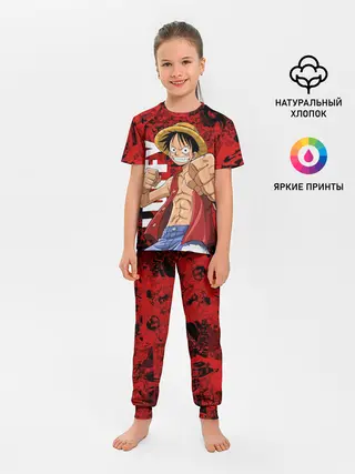 Детская пижама с брюками / Манки Д. Луффи, One Piece