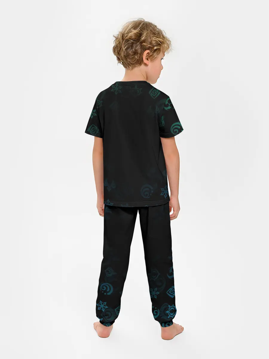 Детская пижама с брюками / Genshin Impact: Венти, Син Цю, Сяо