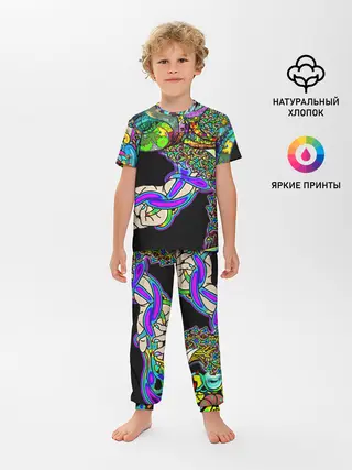Детская пижама с брюками / ПСИХОДЕЛИКА NEW