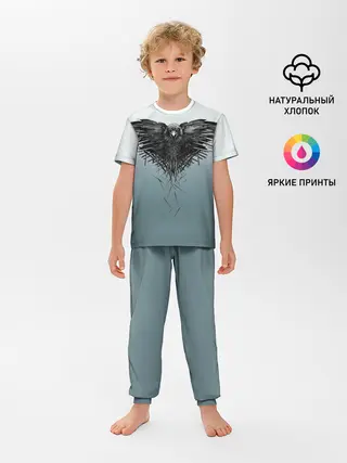 Детская пижама с брюками / Crow