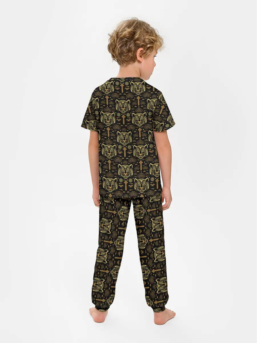 Детская пижама с брюками / Тигры / Tigers