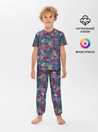 Детская пижама с брюками / День Рождения