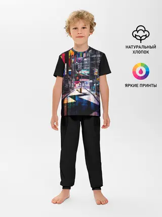 Детская пижама с брюками / Покемон. Детектив Пикачу