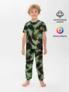 Детская пижама с брюками / Изумрудные осколки кристаллов