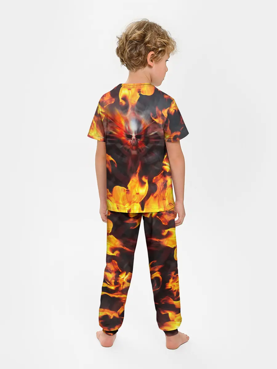 Детская пижама с брюками / FIRE GEARS OF WAR | ПОСТЕР В ОГНЕ