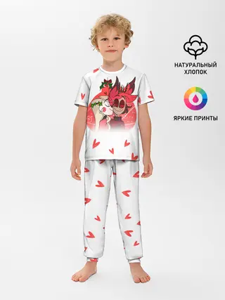 Детская пижама с брюками / ОТЕЛЬ ХАЗБИН НОВОГОДНИЙ