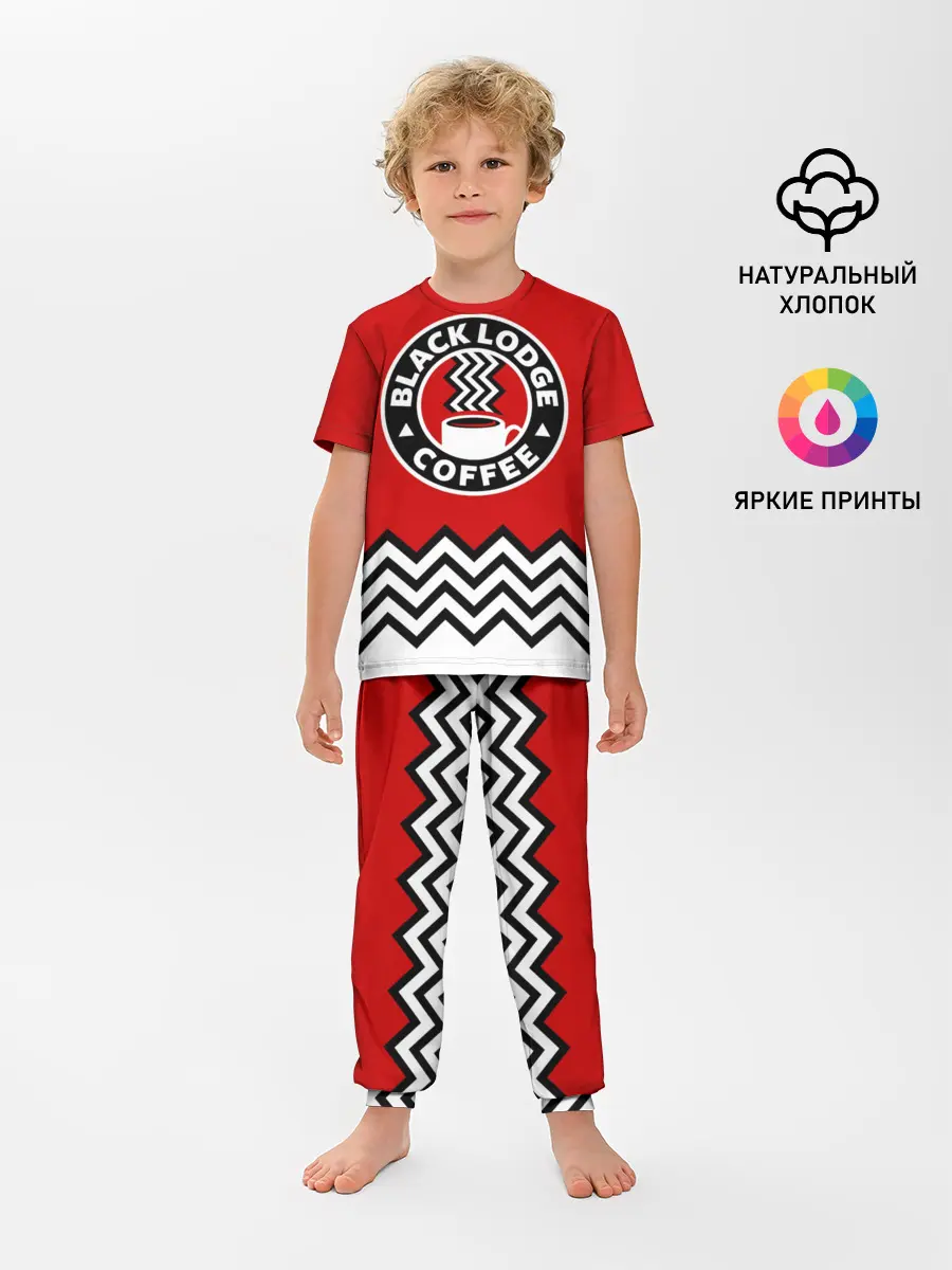 Детская пижама с брюками / Твин Пикс