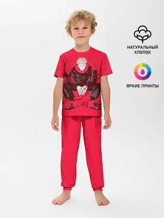 Детская пижама с брюками / Итадори Юдзи Магическая Битва