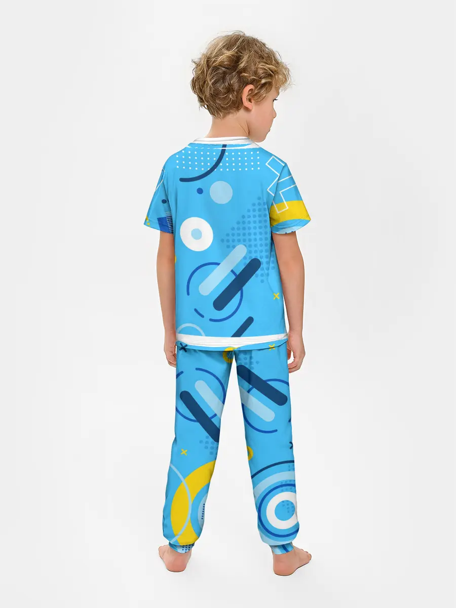 Детская пижама с брюками / Геометрические фигуры