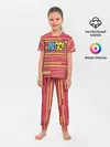 Детская пижама с брюками / Логотип Юные титаны, вперед!