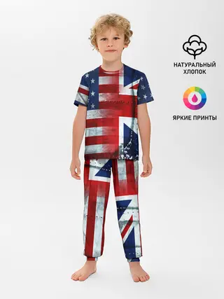 Детская пижама с брюками / Англия&Америка