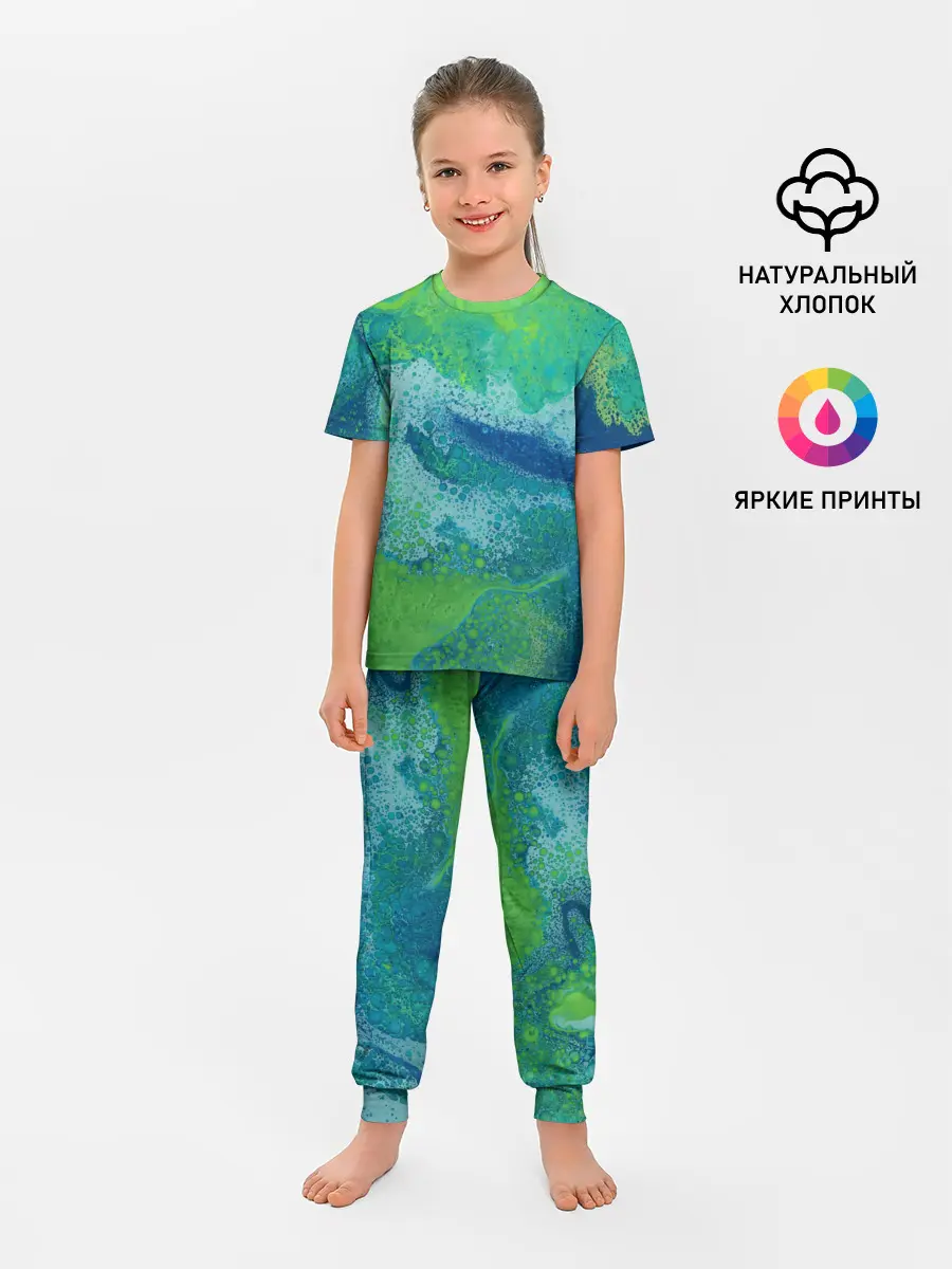 Детская пижама с брюками / Художественная Тина