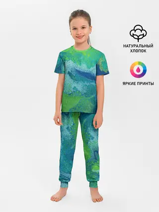 Детская пижама с брюками / Художественная Тина