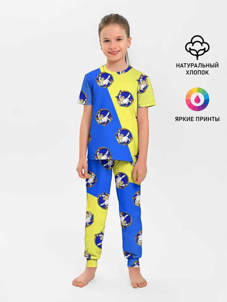 Детская пижама с брюками / Sonic - Соник