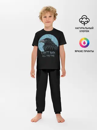 Детская пижама с брюками / Ворон