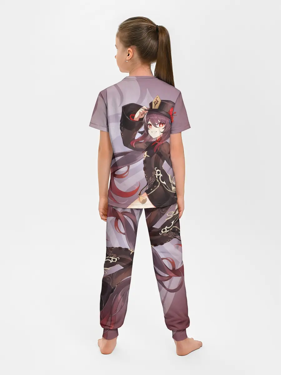 Детская пижама с брюками / GENSHIN IMPACT, ХУ ТАО