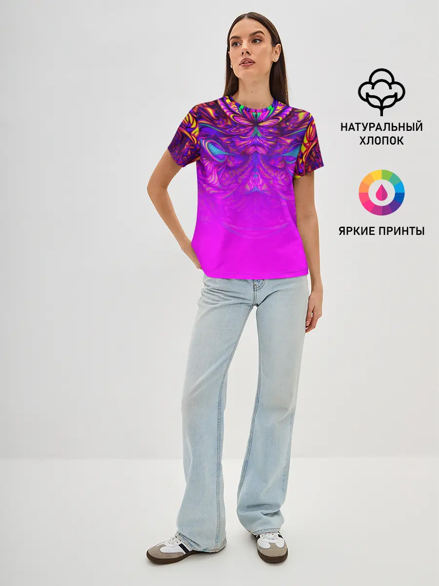 Женская базовая футболка / ABSTRACTION